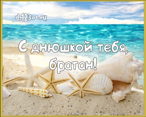 Ко дню рождения! открытка мужчине с экзотикой для ватсапа, для телеграм, для вконтакте, для фейсбук, для одноклассников! Скачать онлайн бесплатно для вацап!