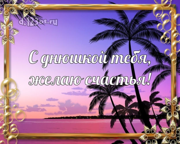 На день рождения! картинка парню с экзотикой для ватсапа, для telegram, для вк, для facebook, для одноклассников!! Скачать онлайн бесплатно для вацап!