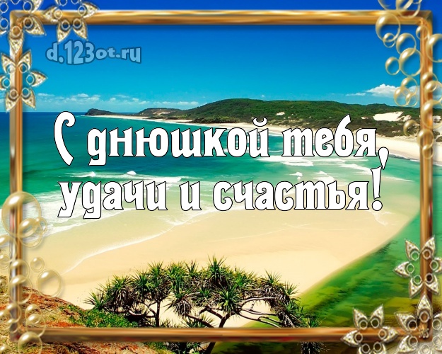 На день рождения! открытка парню с экзотикой для вацап, для телеграм, для вк, для фейсбука, для одноклассники!! Скачать онлайн бесплатно для вацап!