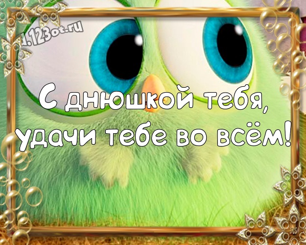 С днюшкой Тебя, удачи Тебе во всём! Веселая картинка парню с рожицами и мультяшками для whatsApp, для telegram, для vk, для фейсбука, для одноклассников! Скачать онлайн бесплатно для вацап!