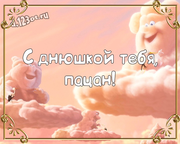 С днюшкой Тебя, пацан! С юмором картинка прекрасному мужчине с прикольными существами для whatsApp, для telegram, для vk, для фейсбука, для одноклассники! Скачать онлайн бесплатно для вацап!