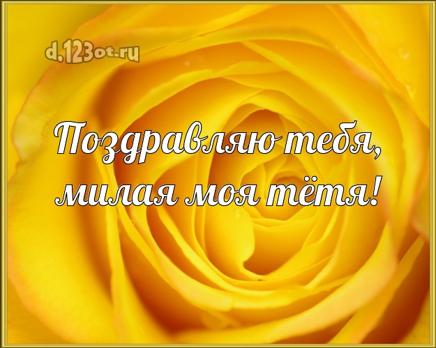 Поздравляю Тебя, милая моя тётя! Великолепная картинка для классной тёти с розами для whatsApp, для телеграм, для вконтакте, для фейсбука, для одноклассники! Скачать онлайн бесплатно для вацап!