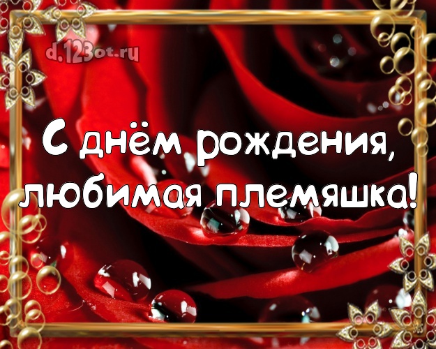 Поздравления С Днем Рождения Племяшке Картинки