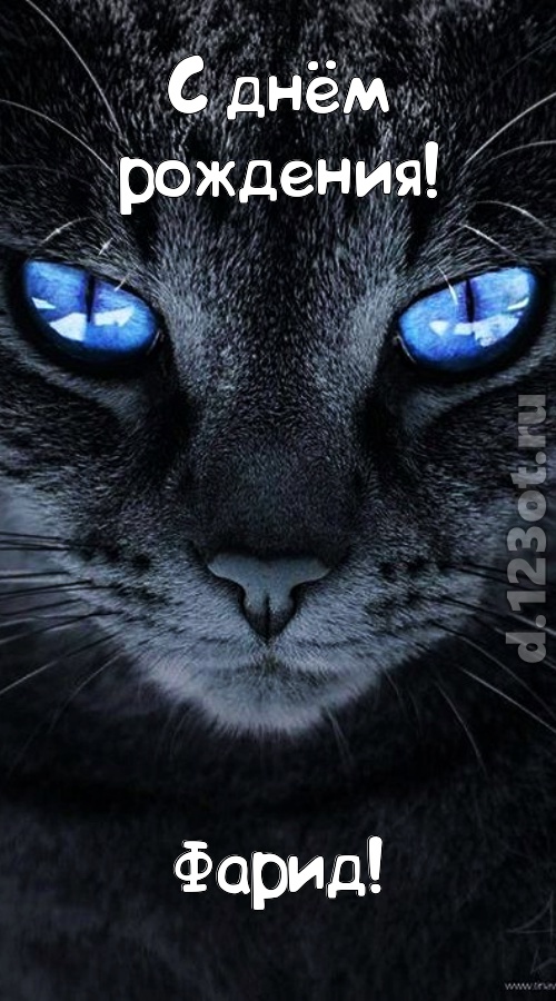 ошеломительно-обалденная открытка с днём рождения фарид, скачать онлайн бесплатно на iphone для вацап, поздравление фарид