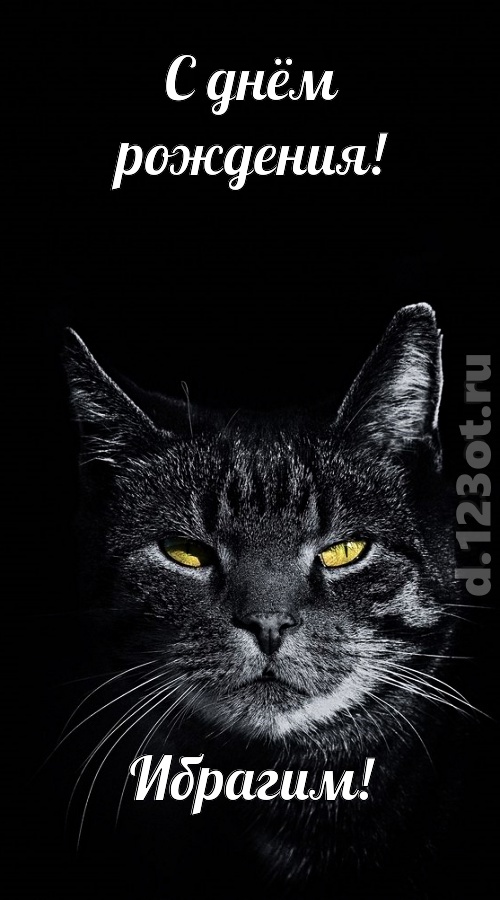 простая и сложная открытка с днём рождения ибрагим, скачать онлайн бесплатно на iphone для вацап, поздравление ибрагим