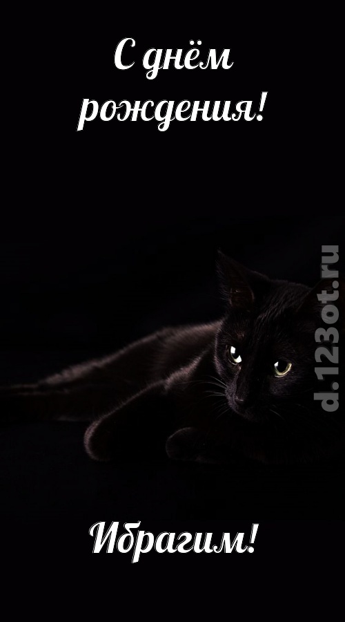 потрясная открытка с днём рождения ибрагим, скачать онлайн бесплатно на iphone для вацап, поздравление ибрагим