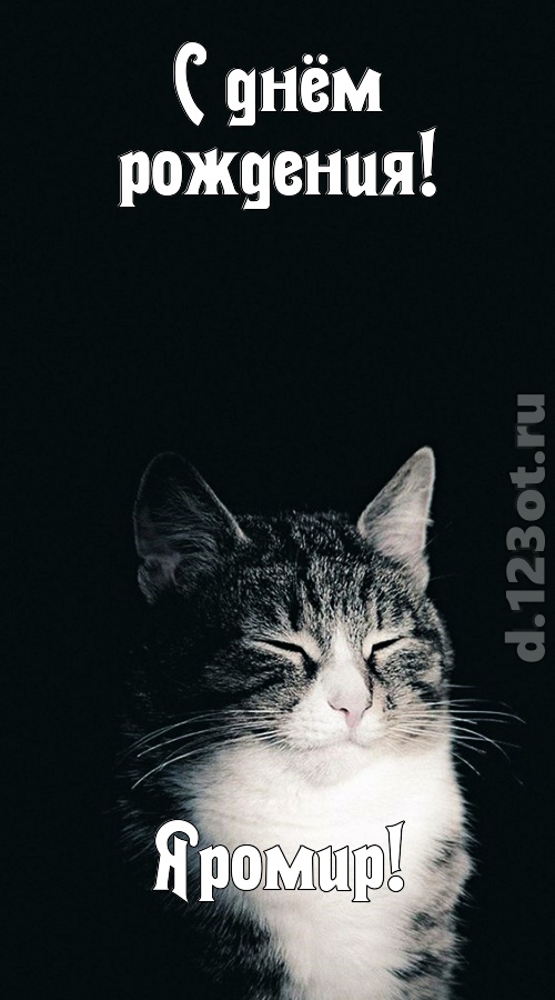 темпераментная открытка с днём рождения яромир, скачать онлайн бесплатно на iphone для вацап, поздравление яромир