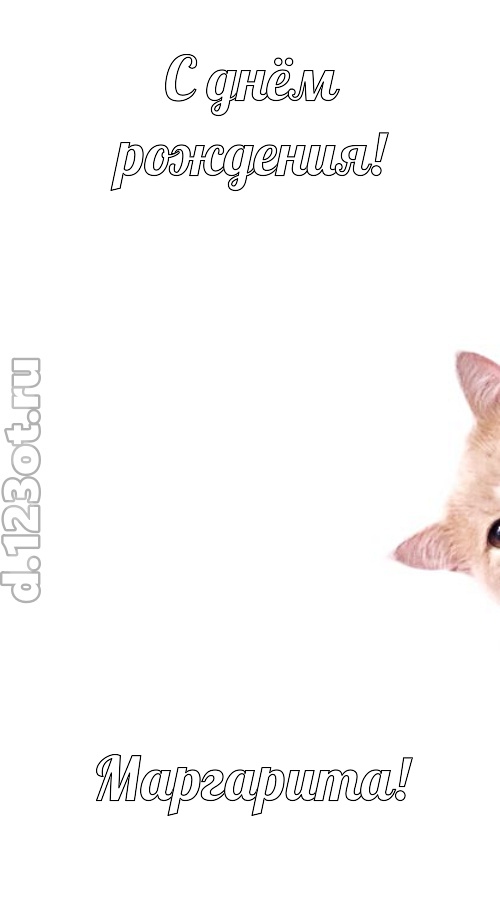 конфетно-мармеладная открытка с днём рождения маргарита, скачать онлайн бесплатно на iphone для вацап, поздравление маргарита