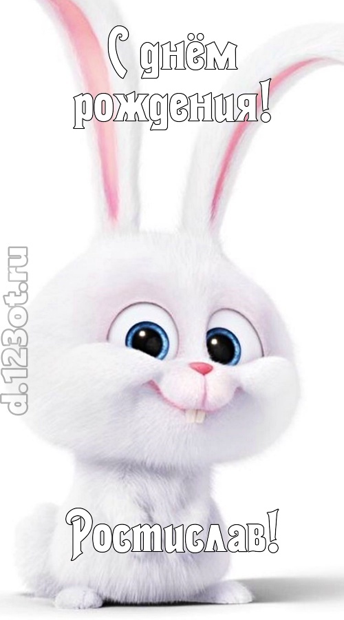 любезная открытка с днём рождения ростислав, скачать онлайн бесплатно на iphone для вацап, поздравление ростислав