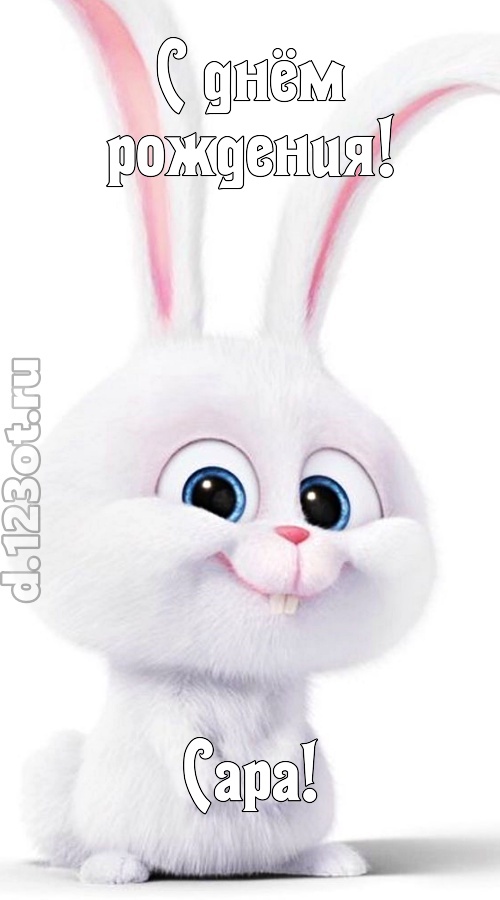 любезная открытка с днём рождения сара, скачать онлайн бесплатно на iphone для вацап, поздравление сара