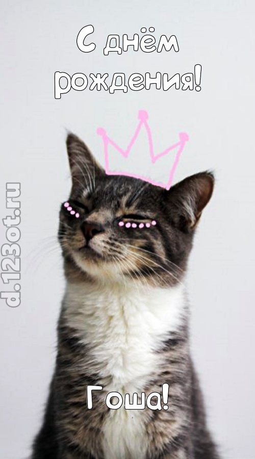 любимая открытка с днём рождения гоша, скачать онлайн бесплатно на iphone для вацап, поздравление гоша