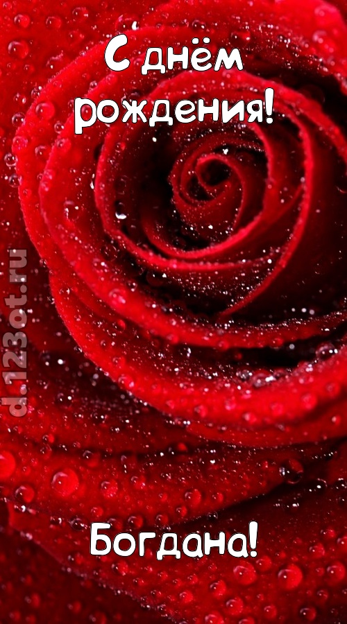 невозможная открытка с днём рождения богдана, скачать онлайн бесплатно на iphone для вацап, поздравление богдана