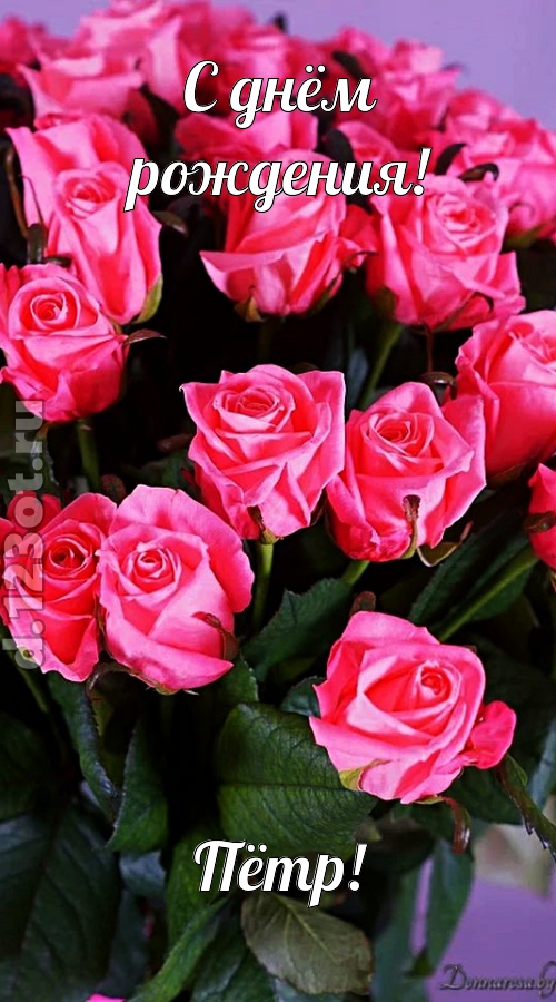 незабвенная открытка с днём рождения пётр, скачать онлайн бесплатно на iphone для вацап, поздравление пётр