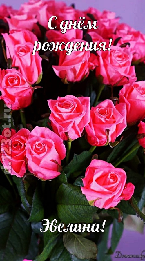 незабвенная открытка с днём рождения эвелина, скачать онлайн бесплатно на iphone для вацап, поздравление эвелина