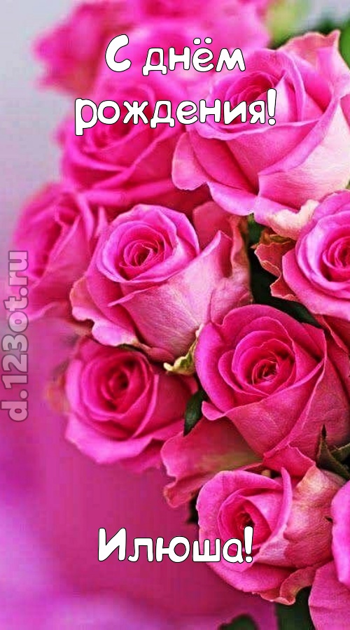незабываемая открытка с днём рождения илюша, скачать онлайн бесплатно на iphone для вацап, поздравление илюша