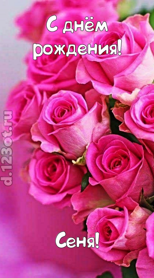 незабываемая открытка с днём рождения сеня, скачать онлайн бесплатно на iphone для вацап, поздравление сеня