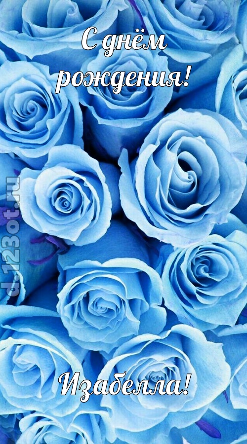 незаменимая открытка с днём рождения изабелла, скачать онлайн бесплатно на iphone для вацап, поздравление изабелла
