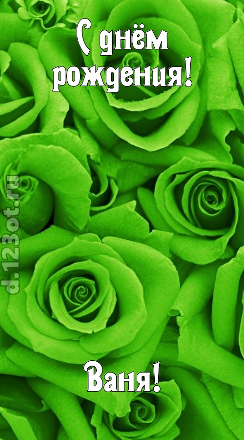 незаурядная открытка с днём рождения ваня, скачать онлайн бесплатно на iphone для вацап, поздравление ваня