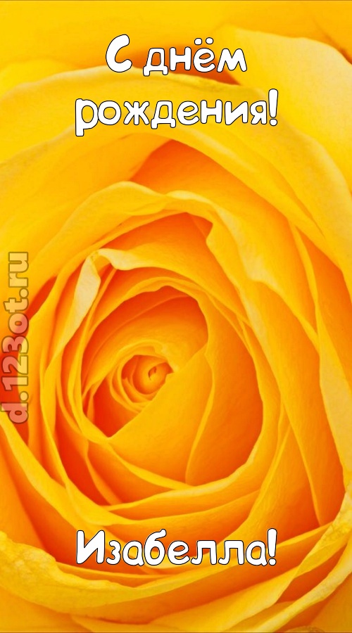 неотразимая открытка с днём рождения изабелла, скачать онлайн бесплатно на iphone для вацап, поздравление изабелла