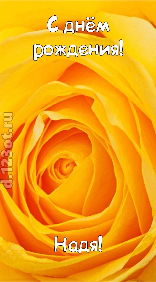 неотразимая открытка с днём рождения надя, скачать онлайн бесплатно на iphone для вацап, поздравление надя