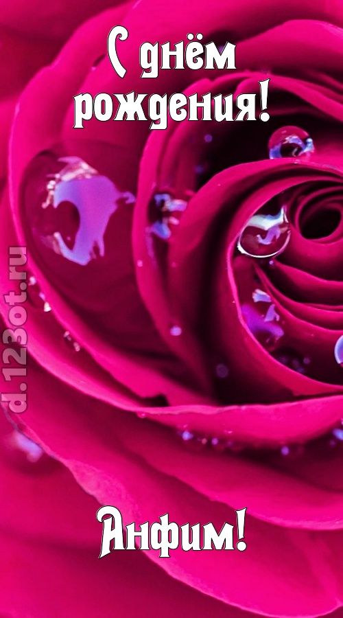 неповторимо интересная открытка с днём рождения анфим, скачать онлайн бесплатно на iphone для вацап, поздравление анфим