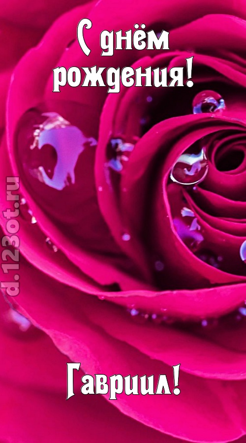 неповторимо интересная открытка с днём рождения гавриил, скачать онлайн бесплатно на iphone для вацап, поздравление гавриил