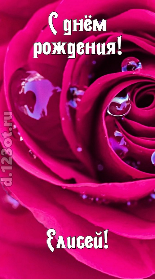 неповторимо интересная открытка с днём рождения елисей, скачать онлайн бесплатно на iphone для вацап, поздравление елисей