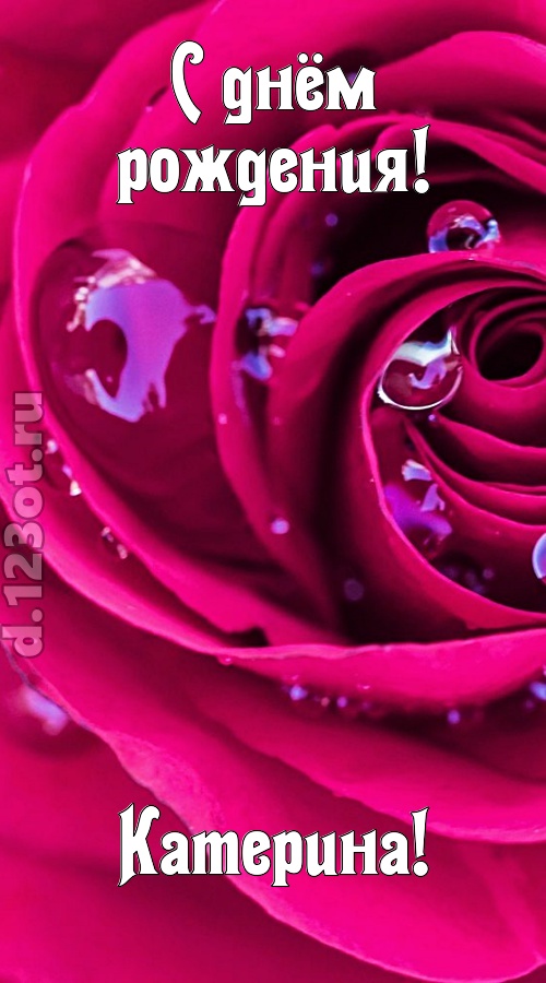 неповторимо интересная открытка с днём рождения катерина, скачать онлайн бесплатно на iphone для вацап, поздравление катерина