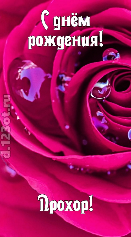 неповторимо интересная открытка с днём рождения прохор, скачать онлайн бесплатно на iphone для вацап, поздравление прохор