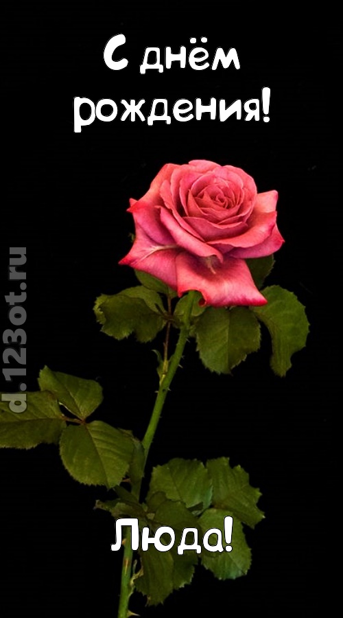 непредсказуемая открытка с днём рождения люда, скачать онлайн бесплатно на iphone для вацап, поздравление люда
