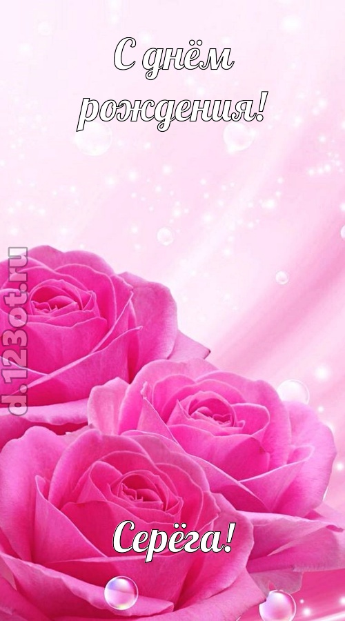 непринужденная открытка с днём рождения серёга, скачать онлайн бесплатно на iphone для вацап, поздравление серёга