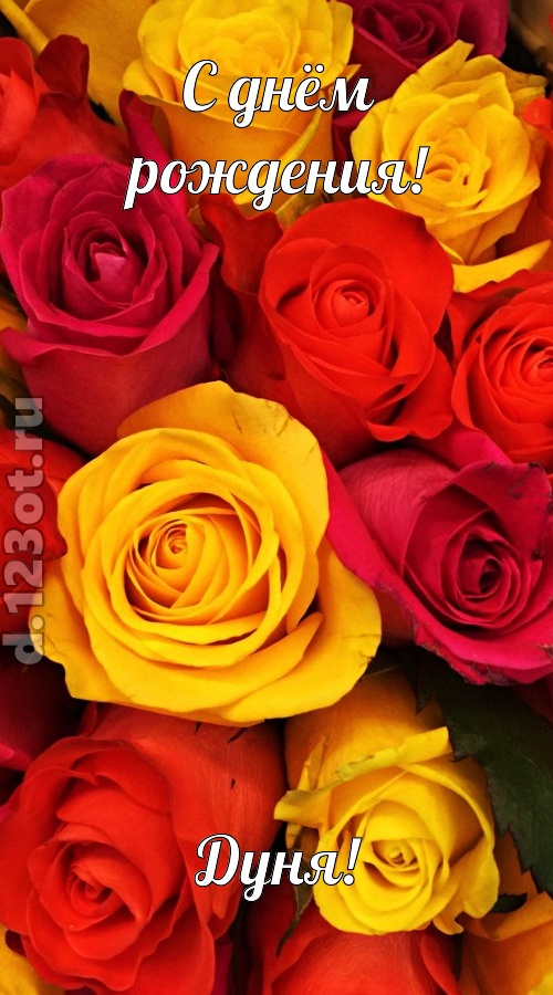 оглушительная открытка с днём рождения дуня, скачать онлайн бесплатно на iphone для вацап, поздравление дуня