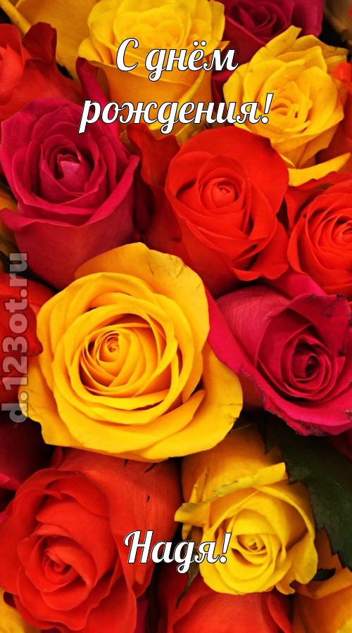 оглушительная открытка с днём рождения надя, скачать онлайн бесплатно на iphone для вацап, поздравление надя