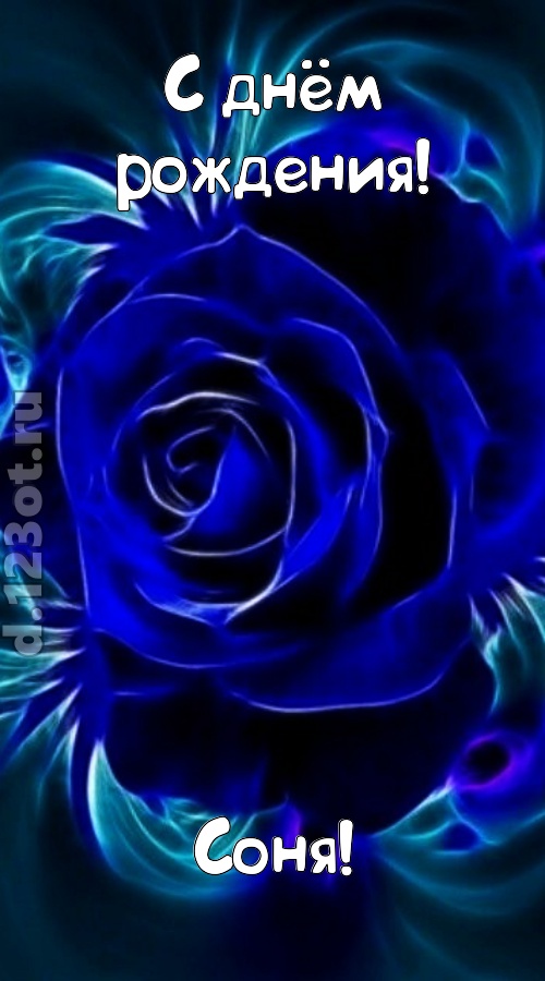 огненная открытка с днём рождения соня, скачать онлайн бесплатно на iphone для вацап, поздравление соня