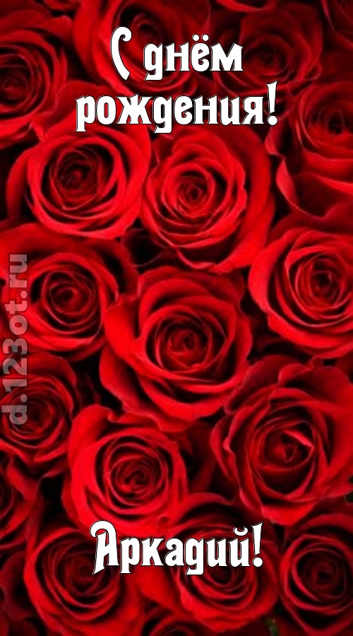 остроумная открытка с днём рождения аркадий, скачать онлайн бесплатно на iphone для вацап, поздравление аркадий