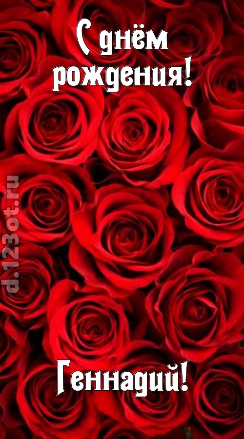 остроумная открытка с днём рождения геннадий, скачать онлайн бесплатно на iphone для вацап, поздравление геннадий