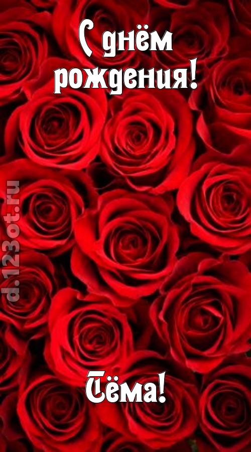 остроумная открытка с днём рождения тёма, скачать онлайн бесплатно на iphone для вацап, поздравление тёма