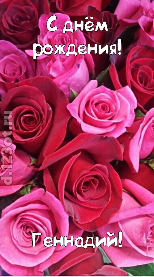 от других отличная открытка с днём рождения геннадий, скачать онлайн бесплатно на iphone для вацап, поздравление геннадий