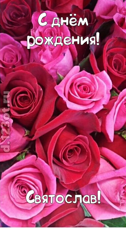 от других отличная открытка с днём рождения святослав, скачать онлайн бесплатно на iphone для вацап, поздравление святослав