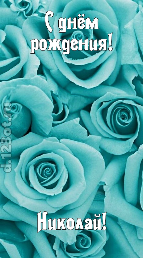 открытая и добрая открытка с днём рождения николай, скачать онлайн бесплатно на iphone для вацап, поздравление николай