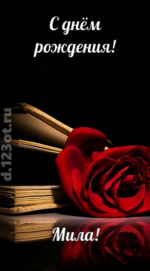 отпадная открытка с днём рождения мила, скачать онлайн бесплатно на iphone для вацап, поздравление мила