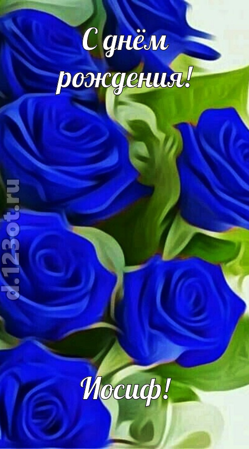 прикольная открытка с днём рождения иосиф, скачать онлайн бесплатно на iphone для вацап, поздравление иосиф