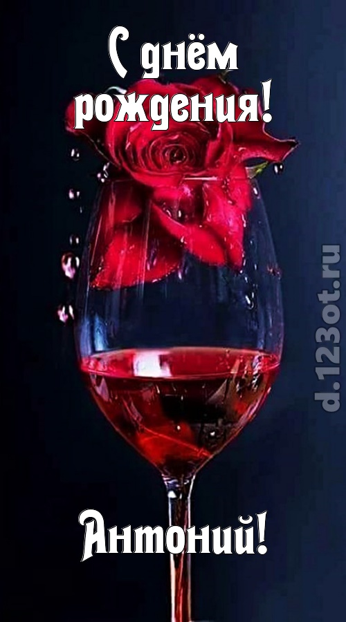 сумасшедшая открытка с днём рождения антоний, скачать онлайн бесплатно на iphone для вацап, поздравление антоний