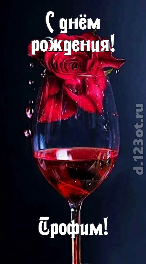 сумасшедшая открытка с днём рождения трофим, скачать онлайн бесплатно на iphone для вацап, поздравление трофим