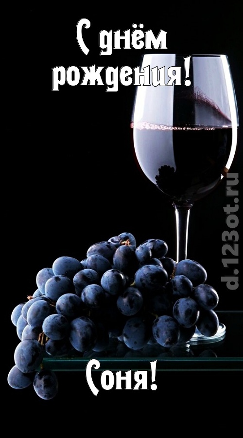 сказочно-волшебная открытка с днём рождения соня, скачать онлайн бесплатно на iphone для вацап, поздравление соня